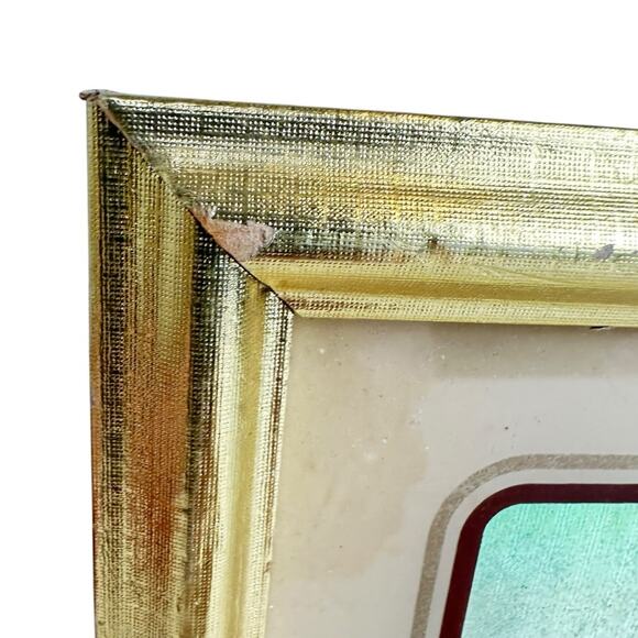 Vintage Foil Engraved Art by Ivan J Cenkovcan 1979 Spring in the Village Signed - Picture 3 of 8